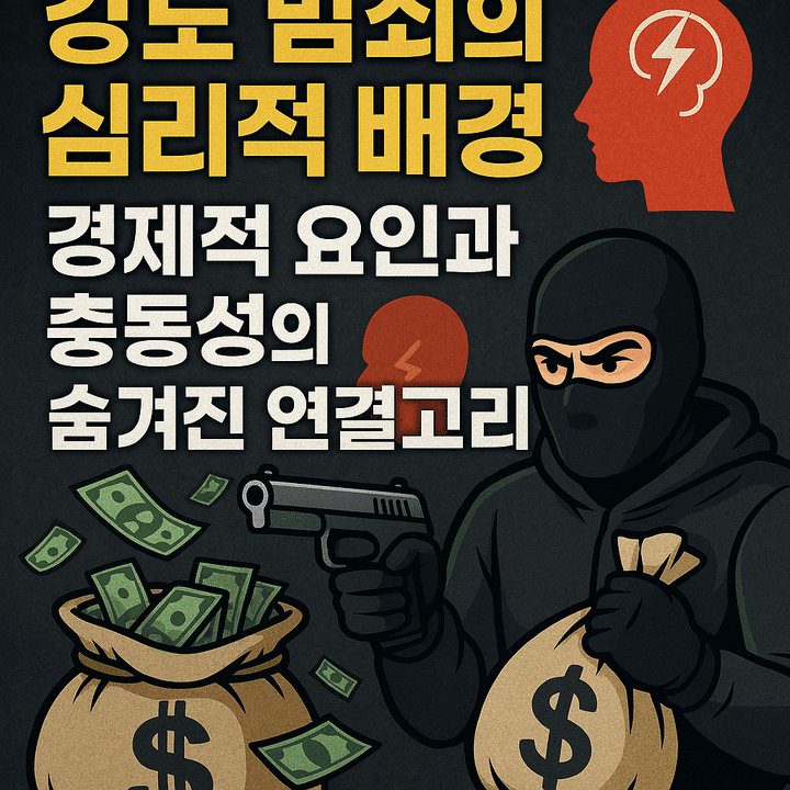 강도 범죄의 심리적 배경 경제적 요인과 충동성의 숨겨진 연결고리-썸네일이미지